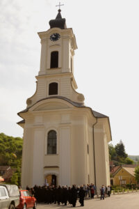 A visegrádi Keresztelö Szent János Plébánia, az avatási szentmise helyszíne