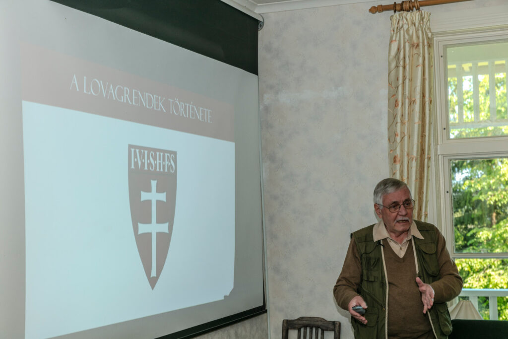 dr Sebestyén Gábor nagyprior előadása a lovagrendek történetéről